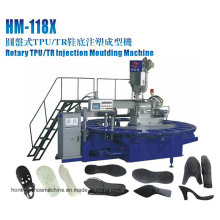 Rotary PVC/TPR/TPU/Tr Shoe Sole Making Machine (1 Color)